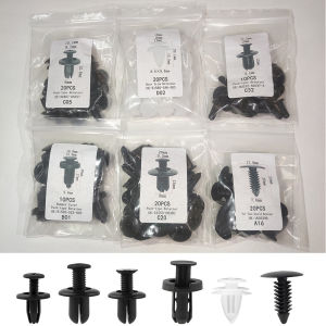 635pcs Klip Mobil Pengikat Pintu Trim Bumper Rivet Retainer Cocok Untuk Fender Fasteners Clip