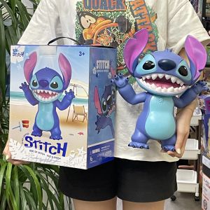 Large-Sized Stitch Action Figure Model - Lilo & Stitch Series Life Scene Trendy Blind Box Desktop Collectible Figurine