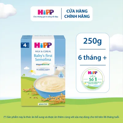 Bột ăn dặm dinh dưỡng HiPP Organic đủ các vị cho trẻ 250g (Nhũ nhi 200g)