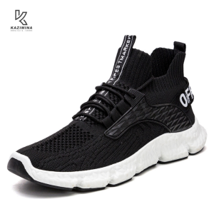 Sepatu Sneakers Pria Casual ORIGINAL Kekinian 2022 Sporty | RIVALDO Q20 BLACK