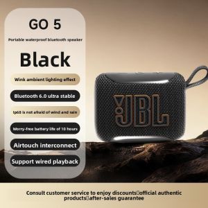 JBL GO5 Bluetooth Wireless Portable Waterproof SpeakerAmbient Light IP68 Dustproof Shockproof