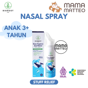 Bigroot Nose Hygiene Ultra Gentle Baby & Nose Hygiene Stuff Relief 50ml | Halal Nasal Spray Semprotan Pencuci Hidung Bayi Anak Kids Dewasa / BIG ROOT BANDUNG