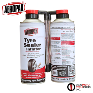 Aeropak Tyre Sealer and Inflator for Emergency/Temporary Repair 450ml
