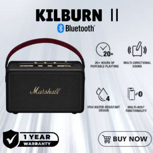 Kilburn II ลำโพงเชื่อมต่อไร้สาย (สี Black and Brass) รุ่น Kilburn II