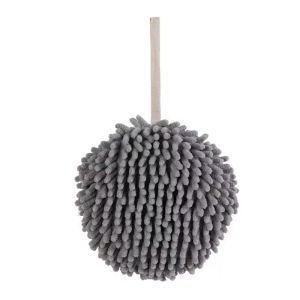Hand Ball Towel Soft Absorbent Chenille Ball Towel Quick Dry Hand Towels for Bathroom/Kitchen Dry Your Hand Instantly conveniently with This Creative Bath Towel