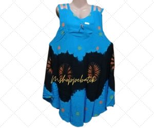 LG-XL Batik Polka Dots  Pangbahay Daster for Women