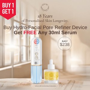 Skin Inc SG61 Exclusive | Deepcare O2 Hydro-Facial Pore Refiner Device FREE Choice of 30ml Serum