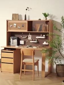 Urban Echo Nordic Office Table Solid Wood Study Table Modern Study Desk Simple Office Desk Multifunctional Computer Desk Writing Desk