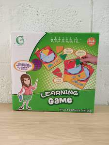 👑 Educational Toys 👑  Family game  เกมครอบครัว ชุด Learning game เกมส์เศษส่วน บอร์ดเกมส์เสริมทักษะคณิตศาสตร์