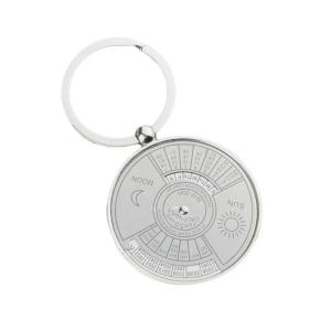 Elegant Compass Perpetuals Calendar Keychain Craft of Zinc Alloy for Business Professional and Travel Enthusiasts