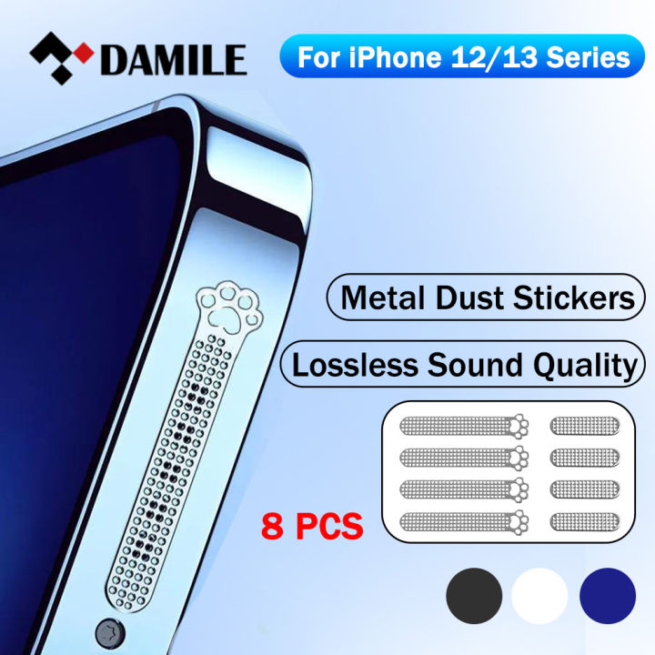 DAMILE 8pcs Mobile Phone Dustproof Speaker Earpiece Net Anti Dust