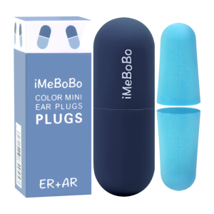 2pcs Soundproof Sleep Anti-Noise Earplugs Swimming Waterproof Soft Sponge Earplugs Reusable Capsule Earplugs