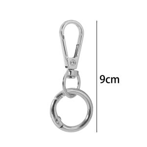 3Pcs Swivel Clasp Clip Double Opening Swivel Snap Hook Snap Hook Lobster Claw Clasp for Car Keychain Bags Purses Lanyard DIY Crafts