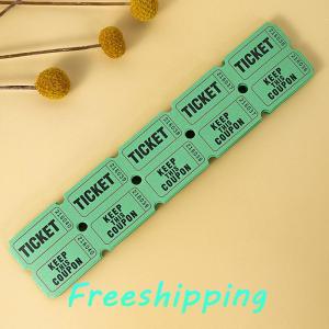 baoxue 100 Pcs Raffle Tickets For Classroom Lottery Roll Of Single Paper Labels Drink Events Raffle Tickets Celebration Event Tickets