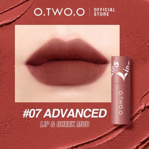 O.TWO.O Velvet Matte Liptint Lip & Cheek Mud Lip Gloss Lipstick