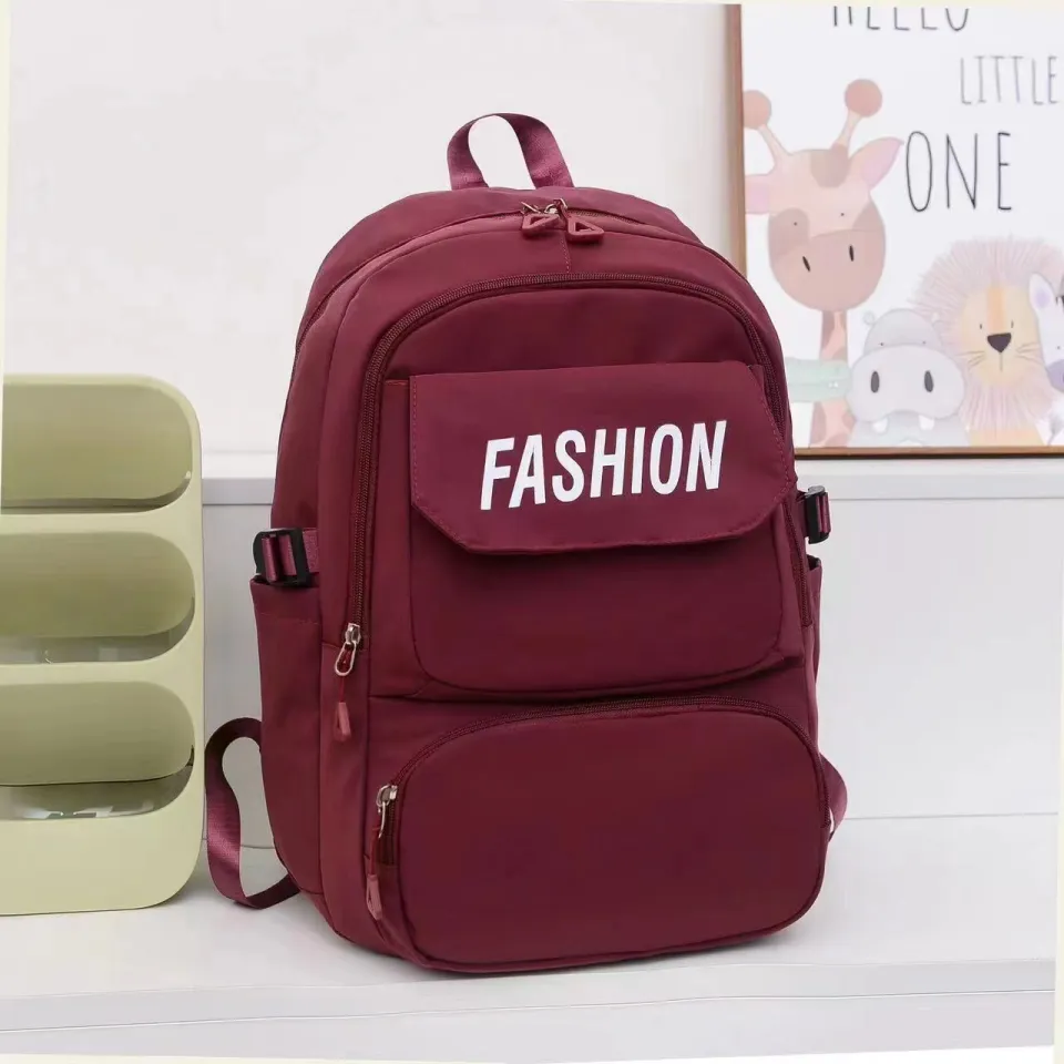Fashion Backpack Unisex Student School Bag Large Capacity Bag