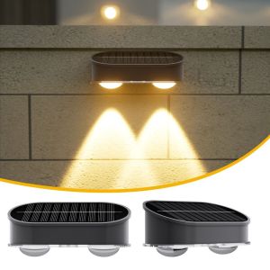 REGISTR Energy-Saving Solar Wall Light Wall-Mounted Waterproof Wall Lamp Facade Lighting High-Efficiency Solar Panel Solar Ambient Lighting Outdoor