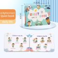 Quiet Book DIY Busy Activity Book Velcro Anak. 