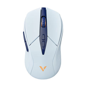 Chuột gaming không dây Rapoo V300W Dual Mode RGB (kết nối usb 2.4Hz) Dpi 16000 pin sạc thiết kế công thái học - Hàng Chính Hãng