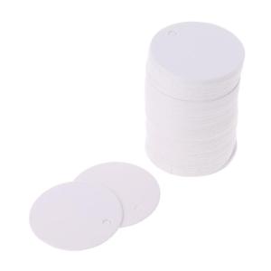 100x Blank Kraft Paper Tags Wedding Party Favor Label Price Gift 3.5cm