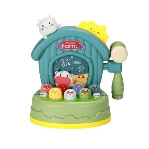 Music & light Whac-A-Mole Cow Rabbit children hit gopher game educational kids toy MIDI animal weather drum piano mode