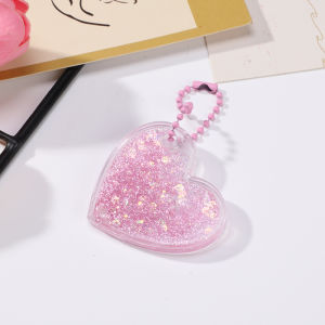 【Ready Stock】透明流沙咕盘 Quicksand Goo Plate Transparent 砖异形入油咕卡盘创意流沙咕盘DIY装饰钥匙扣挂件 Gupan Guka Goo Card Keychain Collection