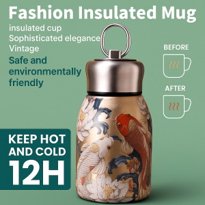 Highcolor value stainless steel insulation cup with trip