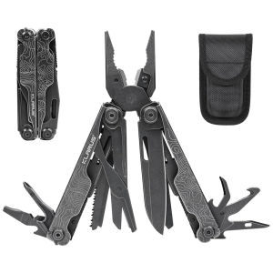 Klarus MT07 Black Stonewash Multi-Tool 20 Functions with Nylon Pouch