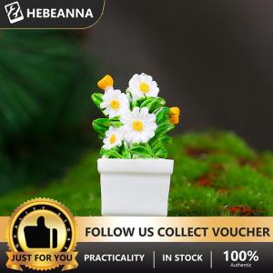 hebeanna 1PC Simulation Potted Plants New Dollhouse Miniature Mini Flowerpot Potted For Green Plant In Pot Doll House Furniture Home Decor