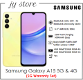 [Latest Model] Samsung Galaxy A15 4G & 5G ** 1 Year Singapore Samsung Warranty. 