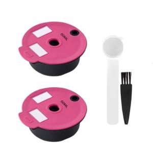 กาแฟนำกลับมาใช้ได้พ็อดสำหรับ TAS1003/01 TAS1403/02เครื่องชงกาแฟแบบเติมได้พร้อมแปรงทรงช้อนยึด