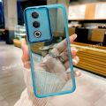 Trường hợp đối với Oppo A3 Pro 5g cph2639 a3pro 2024 Ốp điện thoại chống sốc nhựa TPU mềm Silicone linh hoạt mạ nhựa mica trong suốt ống kính máy ảnh bảo vệ Cover quay lại. 