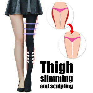 Down Compression Pantyhose Thigh Leg Waist Slimming Buttock Lift Tights Inexpensive Stockings [Lady Sugar]