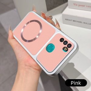 Casing for Infinix Hot 11 Play Hot11Play hot10play Matte leather case with charging magnetic ring anti drop and shockproof phone case