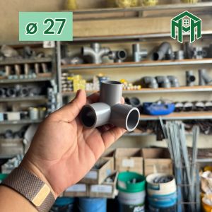 Co gốc (ngã ba gốc) ống nước nhựa PVC phi 21 27 34 42 49 60 90 114 hiệu Siêu Thành (ST)