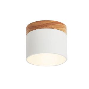 【Tricolor light】LED Nordic wood downlight for living room chandelier ceiling lights sala for room at night design Tricolor light downlight for ceiling spotlight indoo chandelier corridor light night room ceiling lights