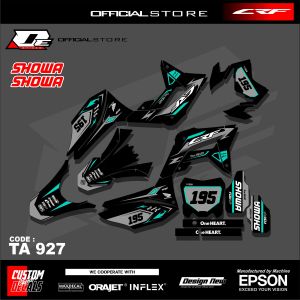 Striping Sticker Variasi Motor Honda CRF 150 L Stiker List Fullbody (TA927)Satu Set Kanan Kiri