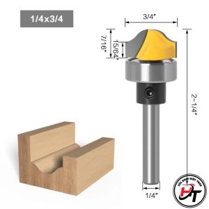 Mũi soi chỉ nổi cửa gỗ phay đánh chỉ pano CNC Vàng MSDCPN-V