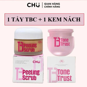 Combo Tonetrust kem nách 30g giảm thâm dưỡng trắng và tẩy tế bào chết 40g DC176