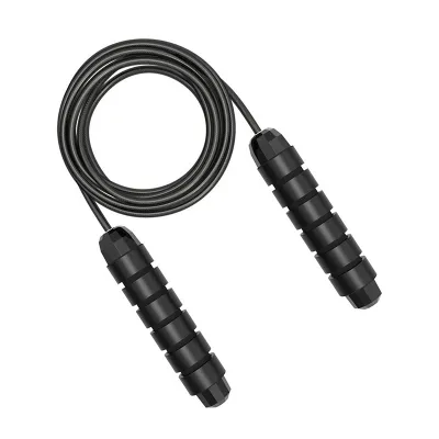 Fitness Jump Rope 2PCS Physical Training For Fat Burning Weight Loss Gym Workout Training Exercises With Anti Skid Handles Home Gym Training Equipment Exercise Wire Bearing Rope
