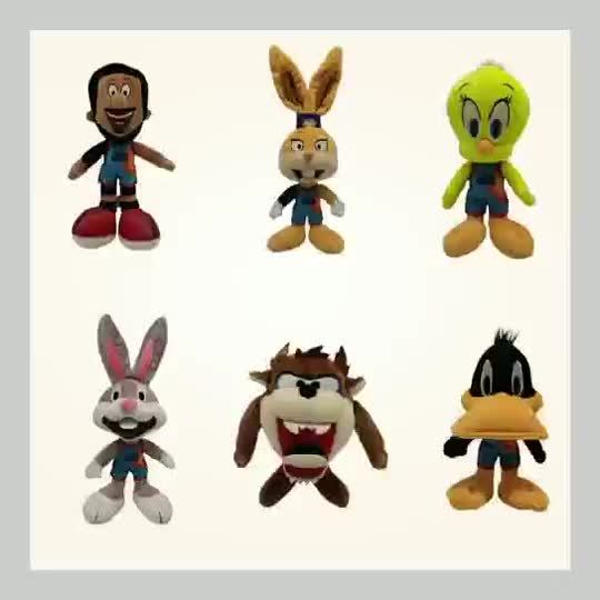 LZD New Space Jam 2 Plush Toy Space Jam A New Legacy Superstar Shaped ...