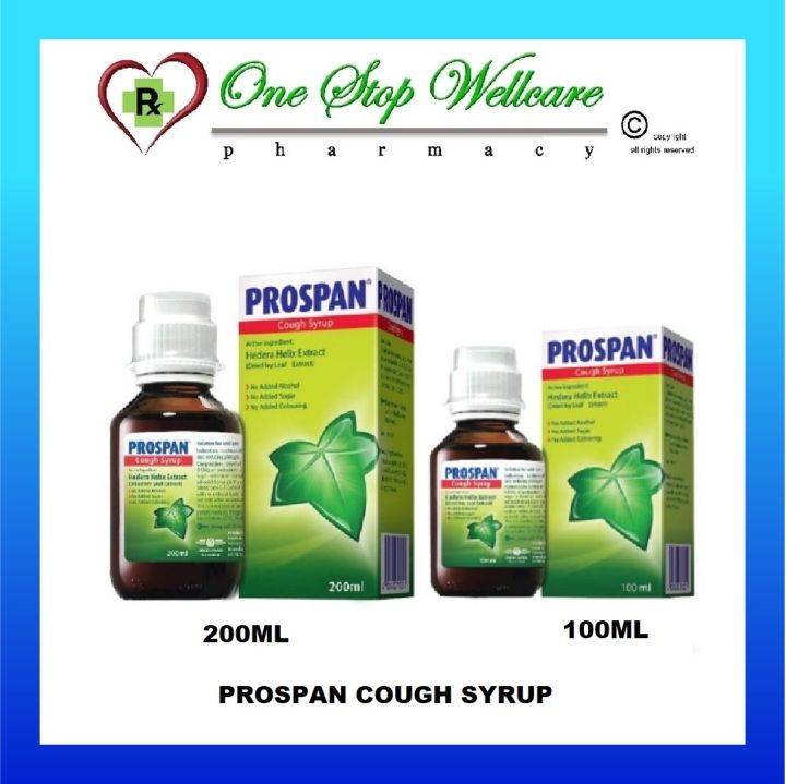 Prospan Cough Syrup 100ml 200ml Prospan F Cough Syrup 100ml Lazada