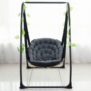 Household Childrens to Swing Baby Rocking Chair Steel Frame Indoor Swing Balcony Lazy Glider Baby Cradle Chair