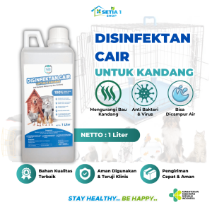 Disinfektan Kandang Hewan KLINO CARE Binatang Anti Bakteri Jamur Mengurangi Bau Ramah Lingkungan