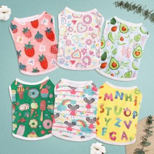 Puppy Clothes Dog Clothes Dog Vest Summer Breathable Pet Cat Vest Shih Tzu Dog Shirts