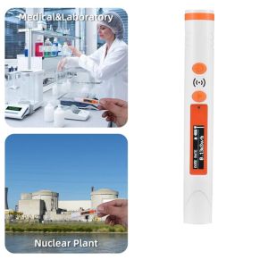 RIN9353 Portable Nuclear Radiation Detector Pen Type Handheld Geiger Counter Digital LCD Display Portable Detector Personal Use