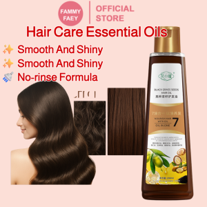 【FAMMY FAEY】7 in 1 Black Cumin Hair Care Oil Use Oil to Nourish Hair Prevent Hair Breakage and Frizziness Strengthen Hair Follicles Nourish and Soften Egyptian Essential Oil护发油