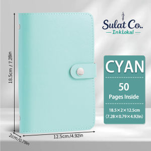 A6 Size Ipon Organizer Binder - 100 Envelope Savings Challenge Para sa Bill Cash at Ipon Storage PU Material