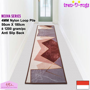 Tren-D-rugs Keset kaki eropa motif abstrak modern alas dapur panjang anti slip 50 cm x 180 cm - NMs