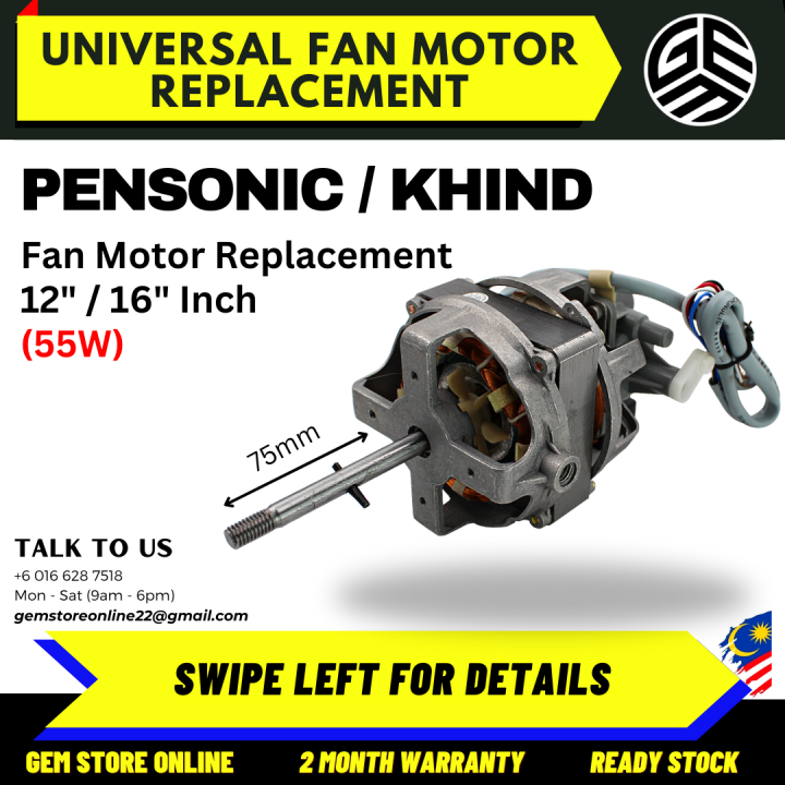 PENSONIC KHIND Universal Fan Motor / Table Fan / Stand Fan Motor ...